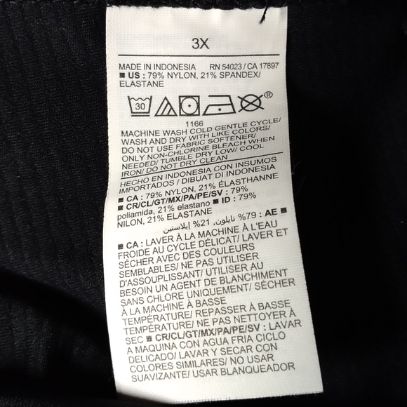 Old Navy Extra High Waist Ribbed Split Flare Leggings Pants Sz 3X vs Fabletics - Picture 10 of 11